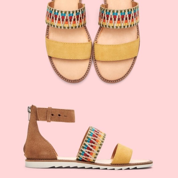 NWB Frye Port 2 Band Boho Sandal - Picture 1 of 14